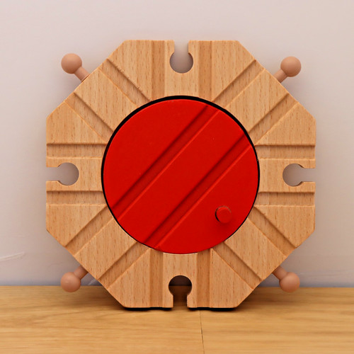 Wooden train track turntable - wooden,