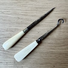 Vintage Carved Handle Button