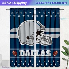 Dallas Football Curtain Rod