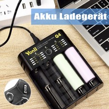 LCD Smart Battery Charger USB