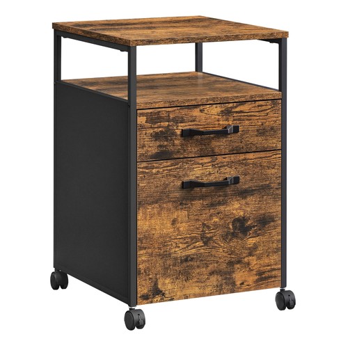 Mobile file cabinet with - with, 2