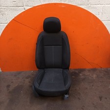 Vauxhall Astra J Seat Front 5 Door Drivers Offside Grey Pattern Stitch 2010-2015