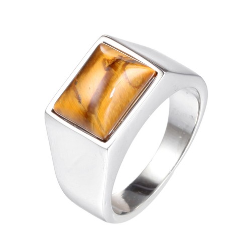 Men women square - signet, ring