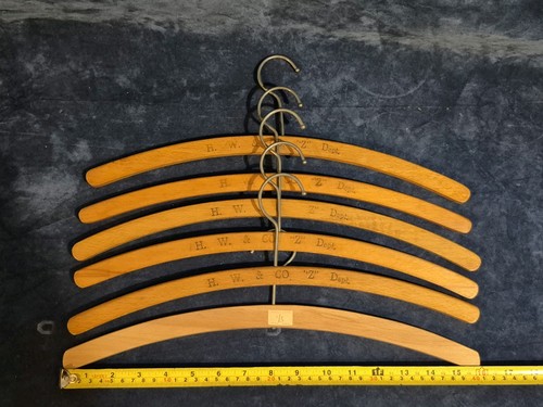 Vintage wooden crescent shaped - wooden, crescent-shaped
