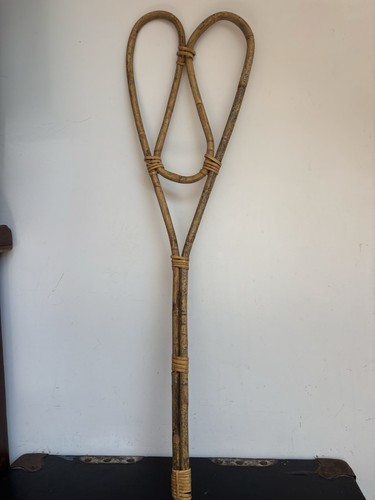 Vintage carpet rug beater cane - vintage,
