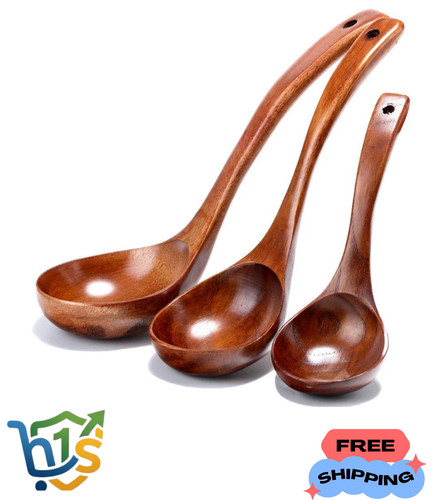 New 1pc wooden soup - wooden,