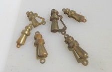 Antique Brass Keyhole Cover Escutcheon Plate Old Oval Door Victorian - £8each