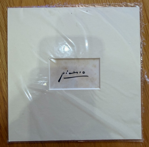 Picasso signature cut