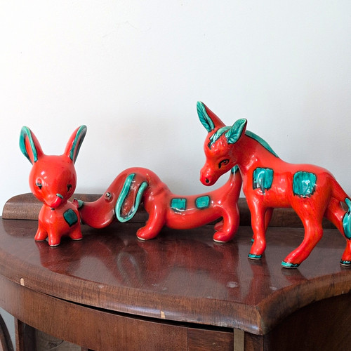 3pc ceramic hand painted - hand,