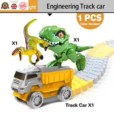 Glow Race Track Car Set - Magical Flexible Railway Toy for Kids