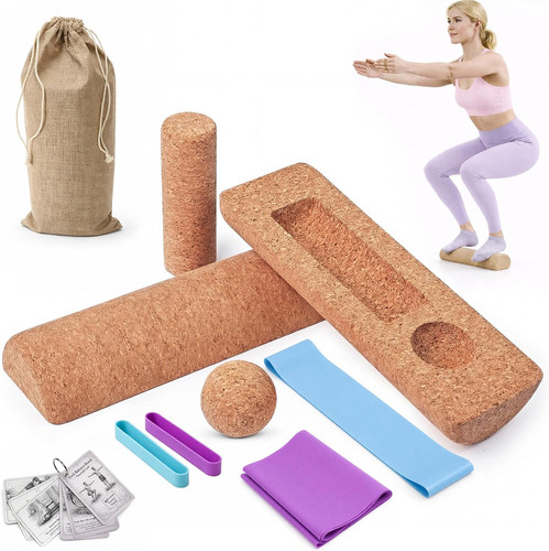 Cork balance board 1 - cork,