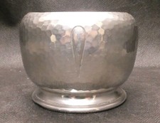 Art Deco Civic Pewter Hammered