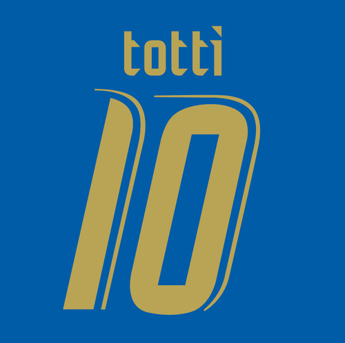 Italy name number set 2006 - name,