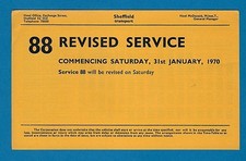 Bus Timetable - Sheffield