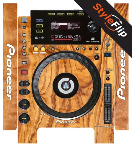 Pioneer cdj 900 skin wood - cdj-900,