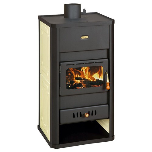 Wood burning stove for central - burning,