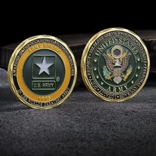 Gold Plated U.S. Army Military