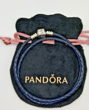 Genuine Pandora Navy Leather