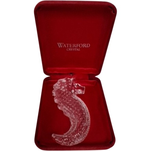 Waterford crystal seahorse - waterford,
