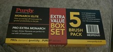 Purdy Monarch Elite Paint Brush Set ME3PEDUO Pack - 2 x 1.5" , 2 x 2" & 1 x 3"