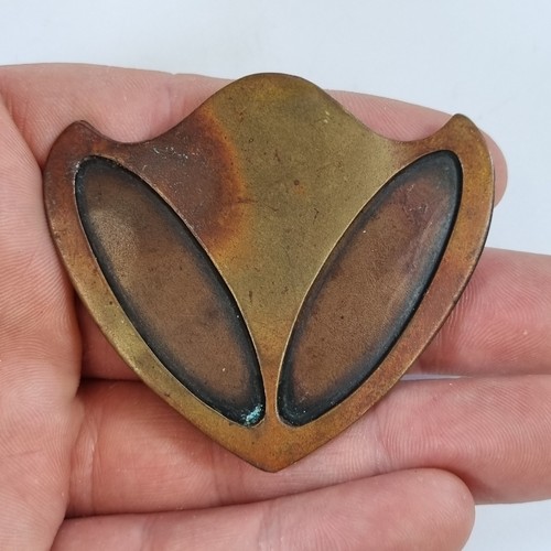 Antique art nouveau shield - antique,