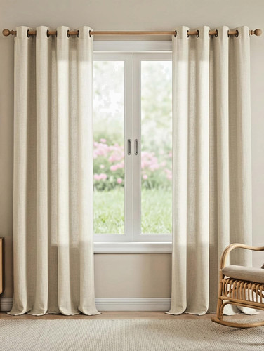 Pony dance linen curtains - pony, 96