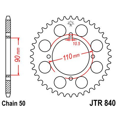 Sprockets ring - jt,