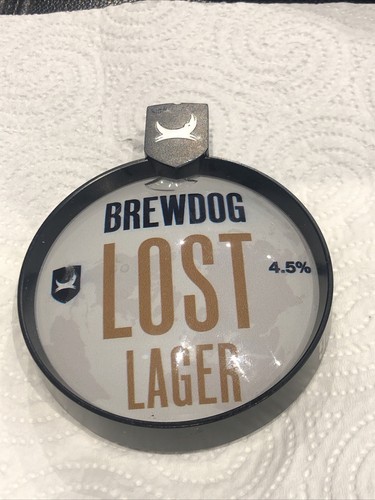 Brewdog lost lager pump badge - brewdog,