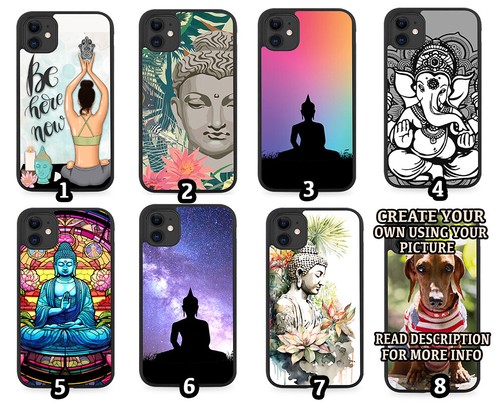 Buddha rubber phone case - rubber,
