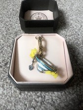 Juicy Couture Gold Summer Holiday Bikini Bottoms Charm Box Bracelet Super Rare