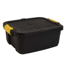 Strata Heavy Duty Storage Box Container Home Garden with Lid - 24L