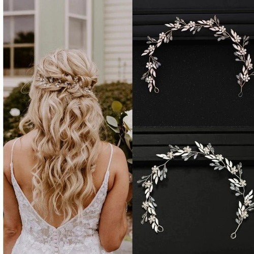 Wedding hair vine silver - hair,
