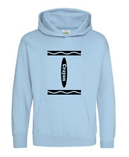 Halloween Costume Hoodie Crayon Party Fancy Dress World Book Day
