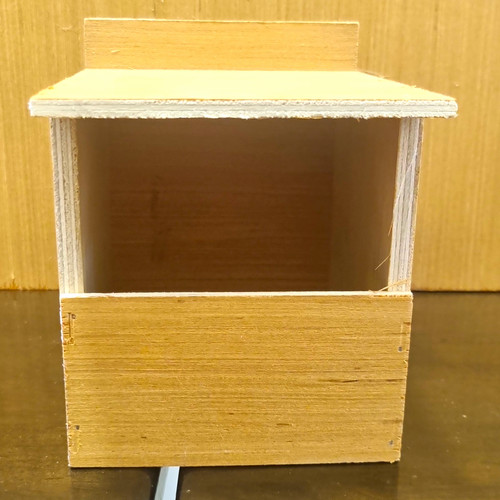 Wooden bird house nesting - bird, box
