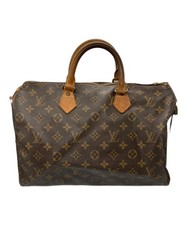 LOUIS VUITTON Speedy 35 Monogram Handbag M41524 Brown