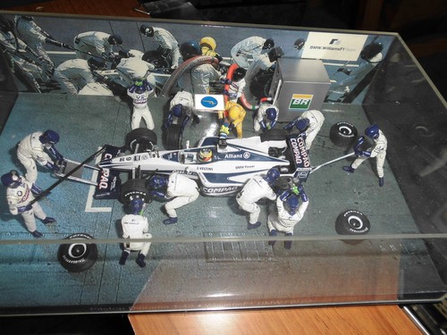 Formula pit stop diorama - formula, 1