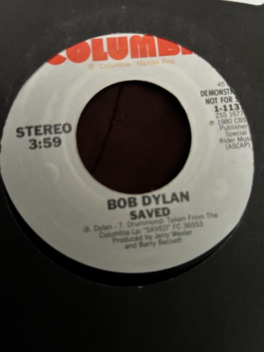 Bob dylan saved - us, promo