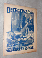 DETECTIVE WEEKLY. OCT 9th 1937. CRIME & MYSTERY STORY MAGAZINE. ILLUSTRATED