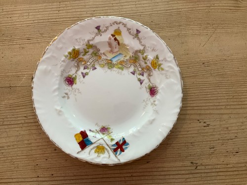 Antique commemorative plate - antique,