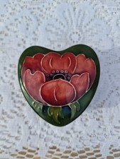 Moorcroft Pottery Heart Shaped