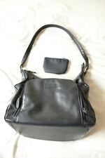 vintage st michael Navy PVC shoulder bag inc coin purse - used in good condition