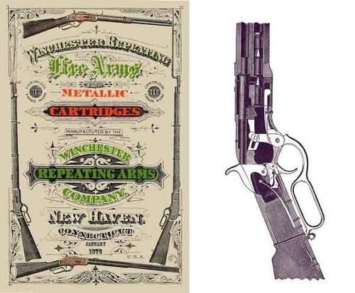 Winchester 1876 january gun - winchester,