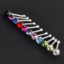 PAIR Nose Bone Stud Genuine