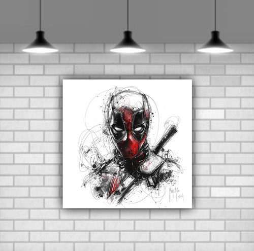 Deadpool canvas wall - canvas, art