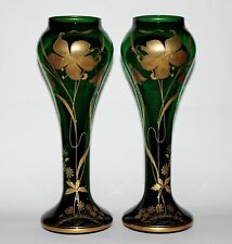 PAIR XXL ART NOUVEAU GLASS