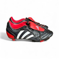 Adidas Predator Absolute TRX SG Football Boots Black Red White UK 9.5 Vintage