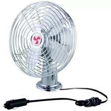 6" 24V CAR FAN COOLING SUCTION ROTATING OSCILLATING AIR VAN CARAVAN 2M COOL SUM