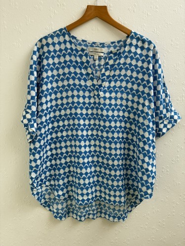 Linen tunic top - m&s,