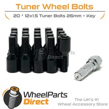 Wheel Bolts Tuner Black for