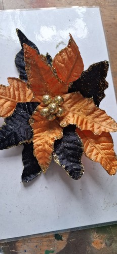 Hair flower clip large - hair,